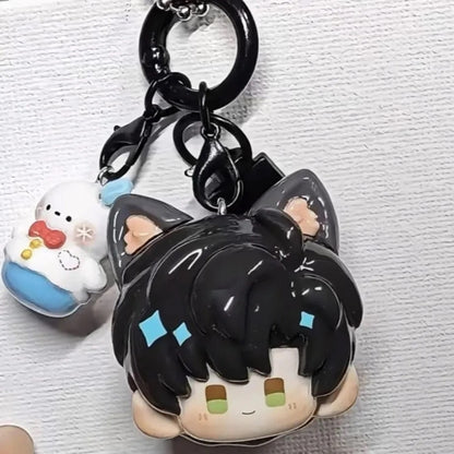 Love and deep space keychain