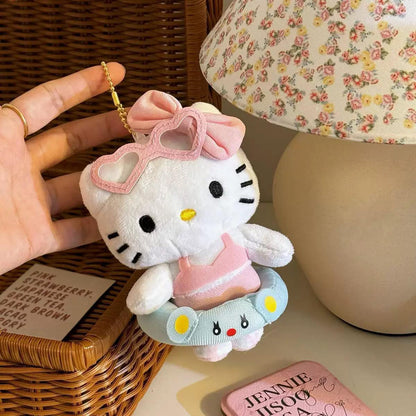 Hellokitty plush doll keyring