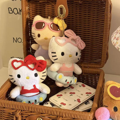 Hellokitty plush doll keyring