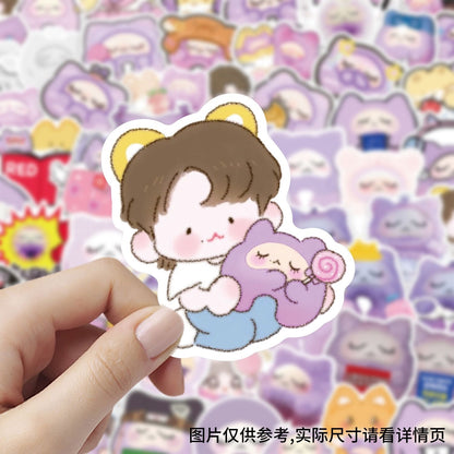 EXO baekhyun 60 pcs vinyls stickers