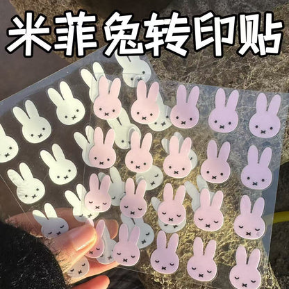 Miffy sticker sheet waterproof for glass , laptop , phone decoration