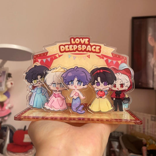 love and deep space acrylic standee