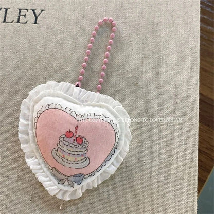 Coquette rabbit keyring