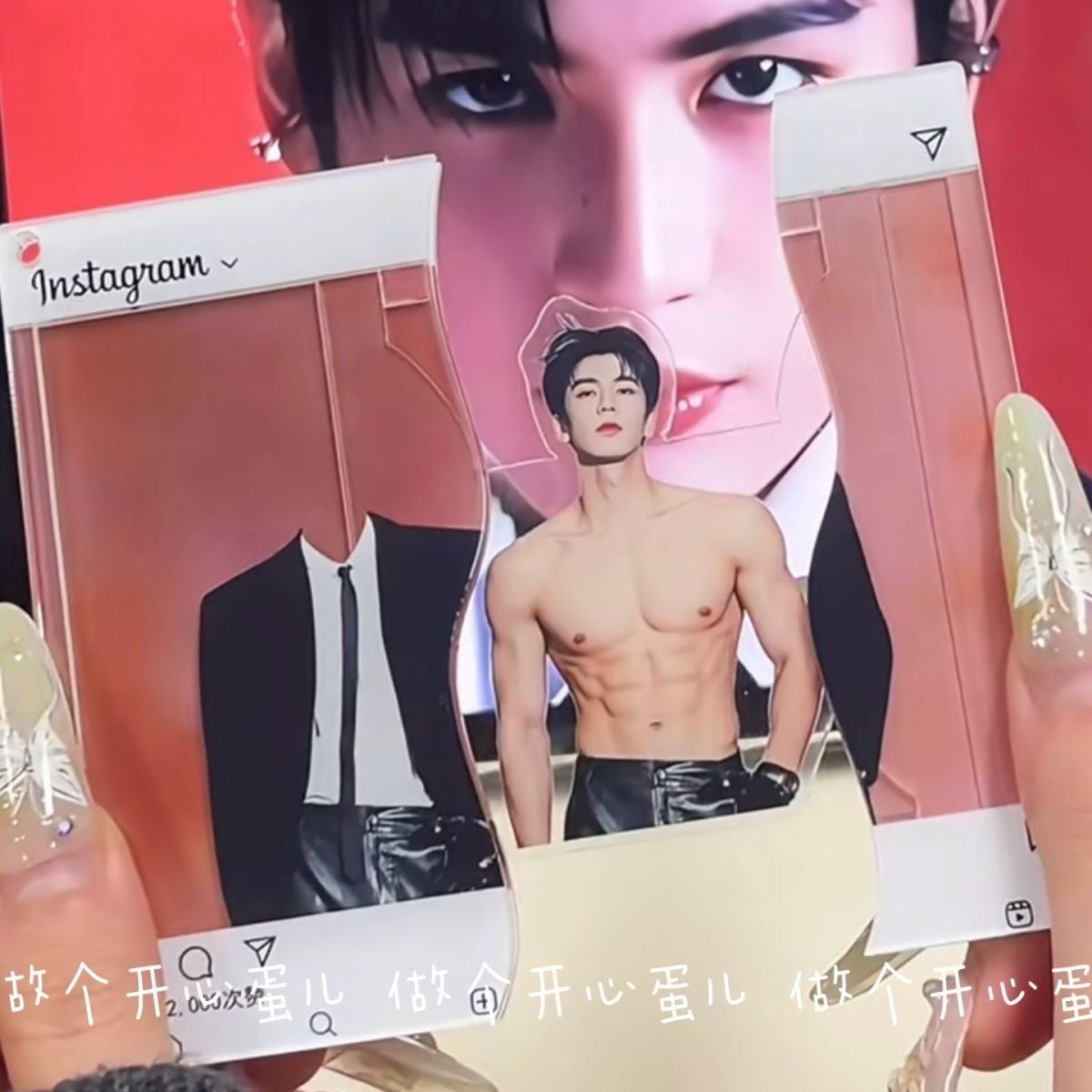 Chinese actor zhang linghe acrylic photo
