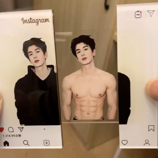 Chinese actor zhang linghe acrylic photo keychain