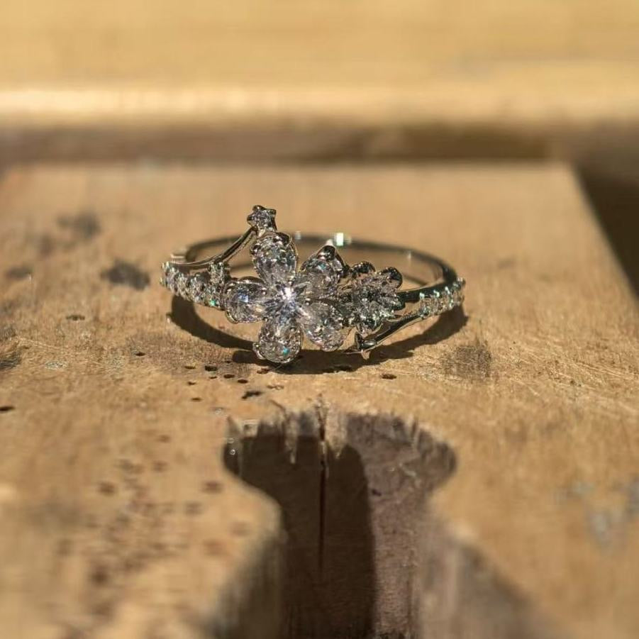 Love and deep space wedding ring