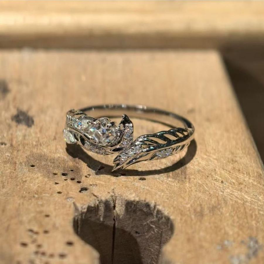 Love and deep space wedding ring