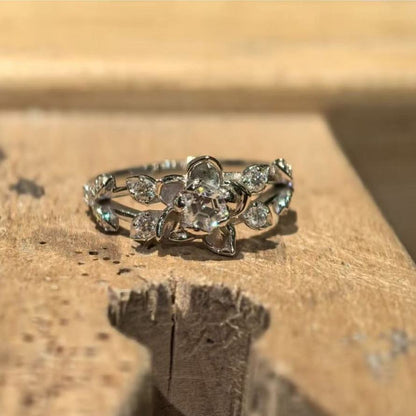 Love and deep space wedding ring