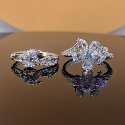Love and deep space wedding ring