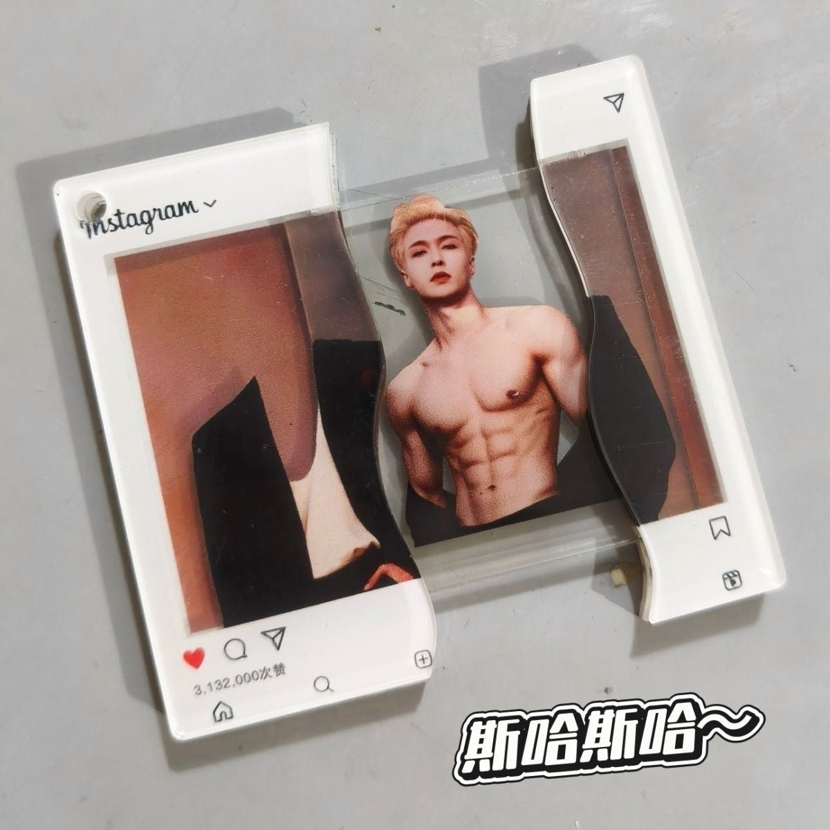 Zhang yixing EXO lay acrylic photo frame