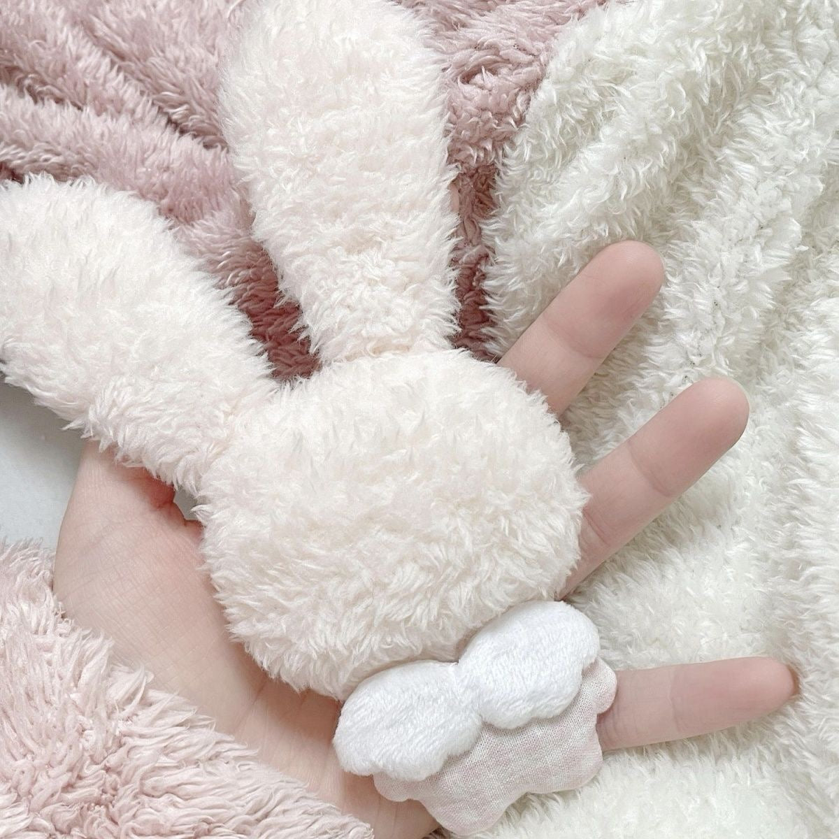 Angel rabbit plushie