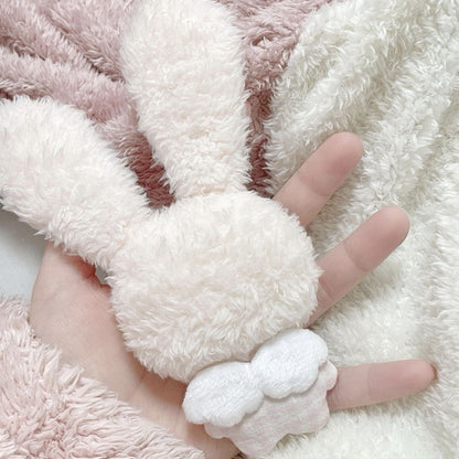 Angel rabbit plushie
