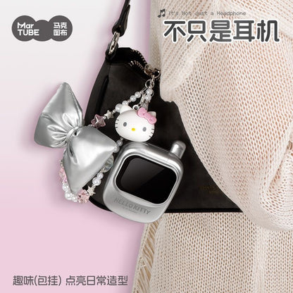 HelloKitty Screen Smart Bluetooth Headphones Creative Gift Women's Birthday Gift Set