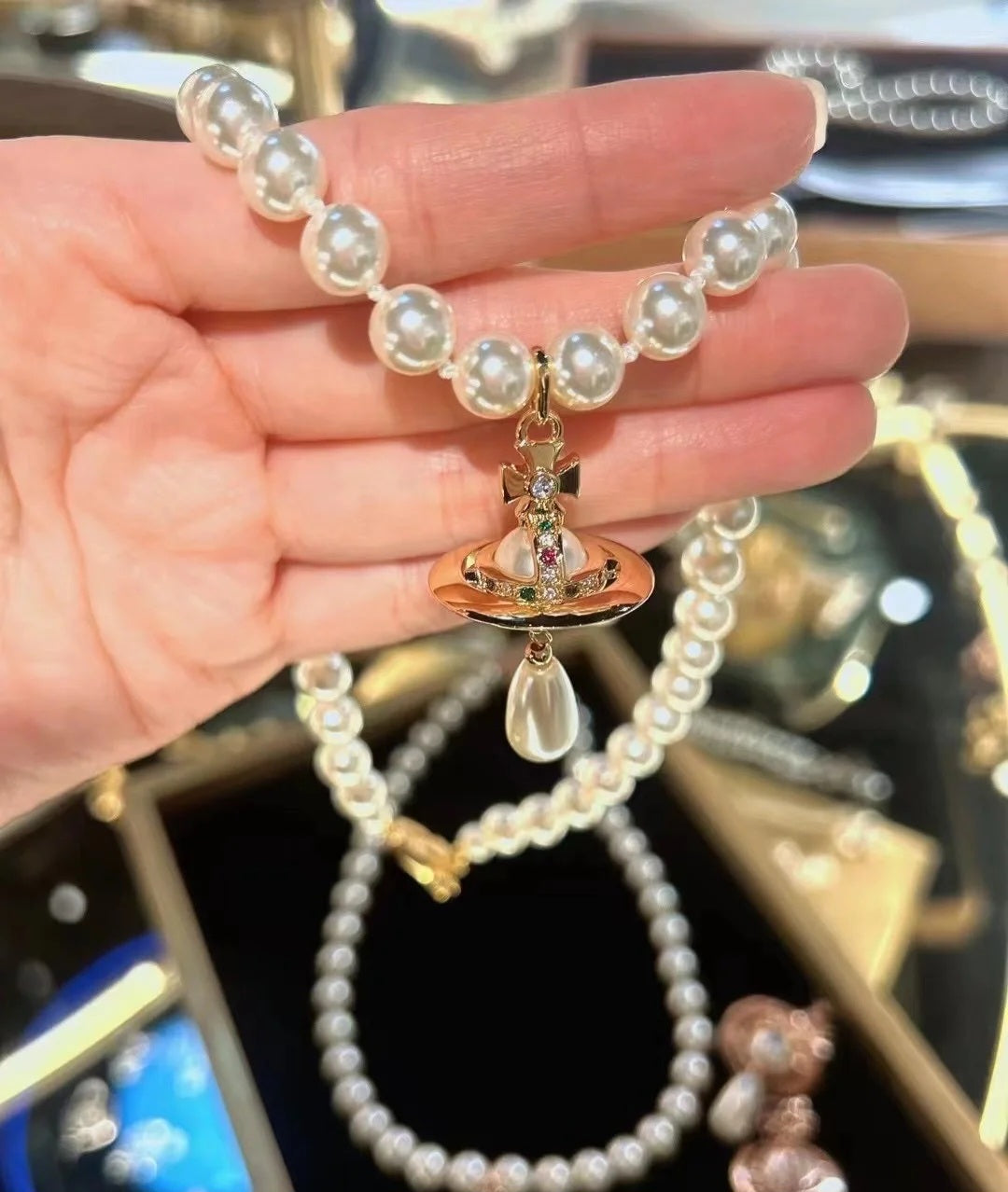 Vivienne Westwood pearl necklace