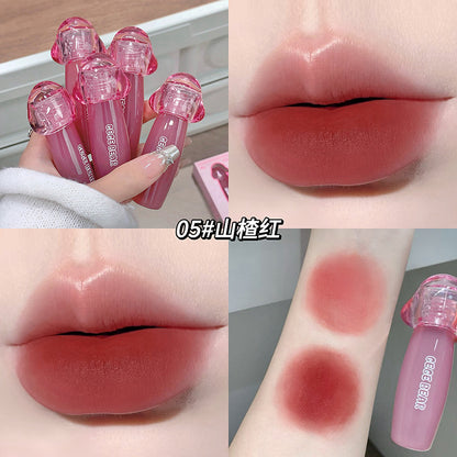 Gege bear milk cream velvet matte lip mud