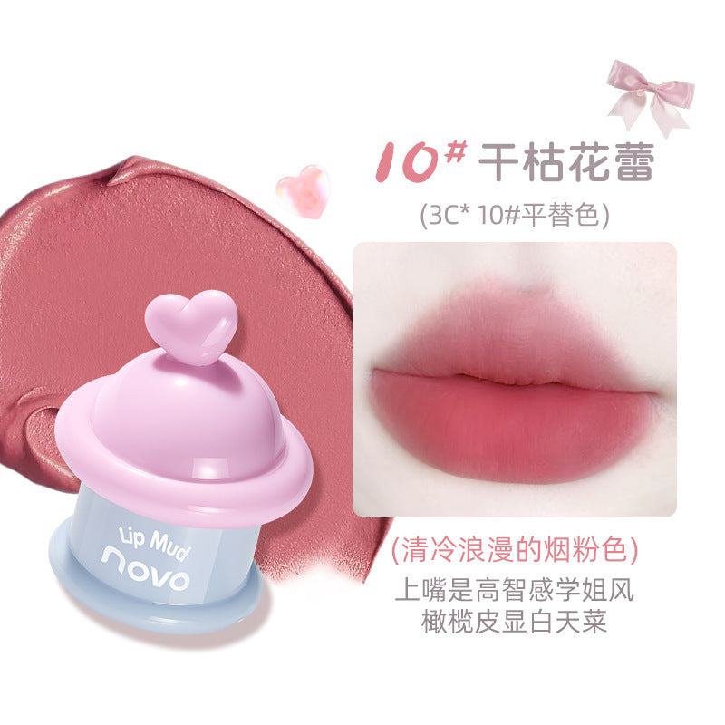 Novo Sweetheart matte finish lip mud
