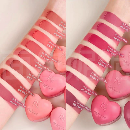 Dasique Matte Heart lip and cheek Mud