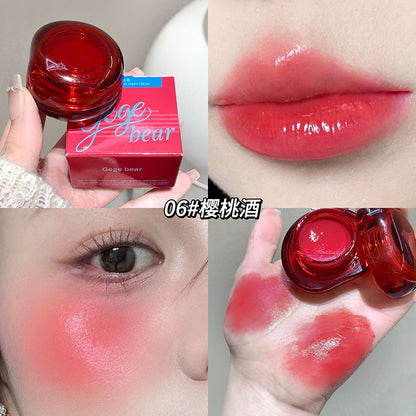 Gege bear hydrating lip and cheek glossy balm