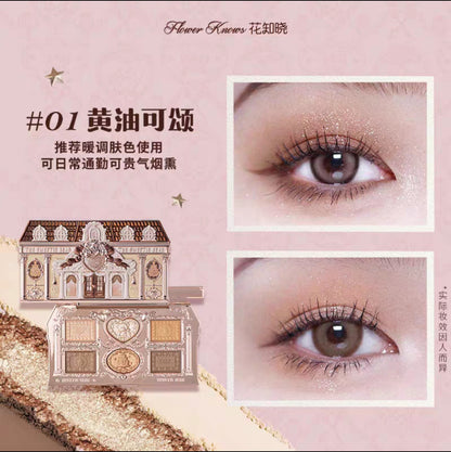 Flower knows sweetheart Bear series 6 color eyeshadow palette