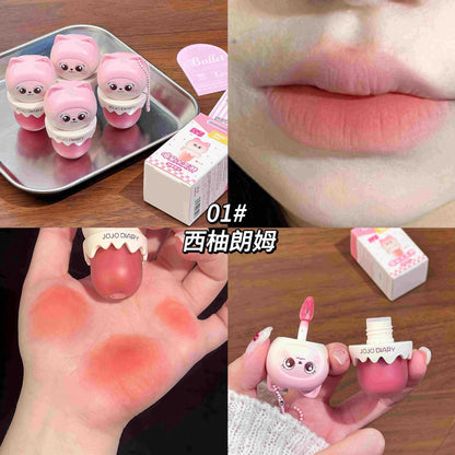 JOJO DAIRY Cat ice cream matte lip mud