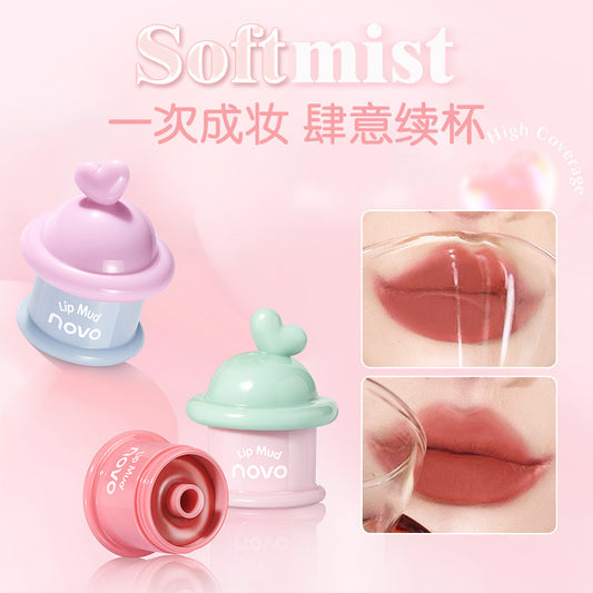 Novo Sweetheart matte finish lip mud