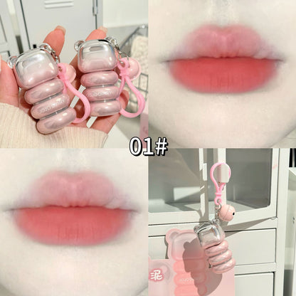 JOJO DAIRY pink bear velvet matte lip mud