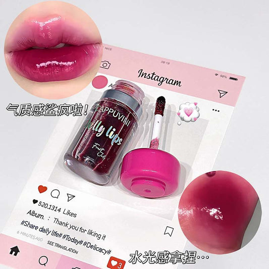 Cappuvini mushroom shaped glossy lip gloss