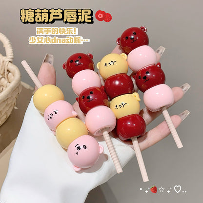 Gege bear Candied hawthorn velvet bear milk cream lip mud