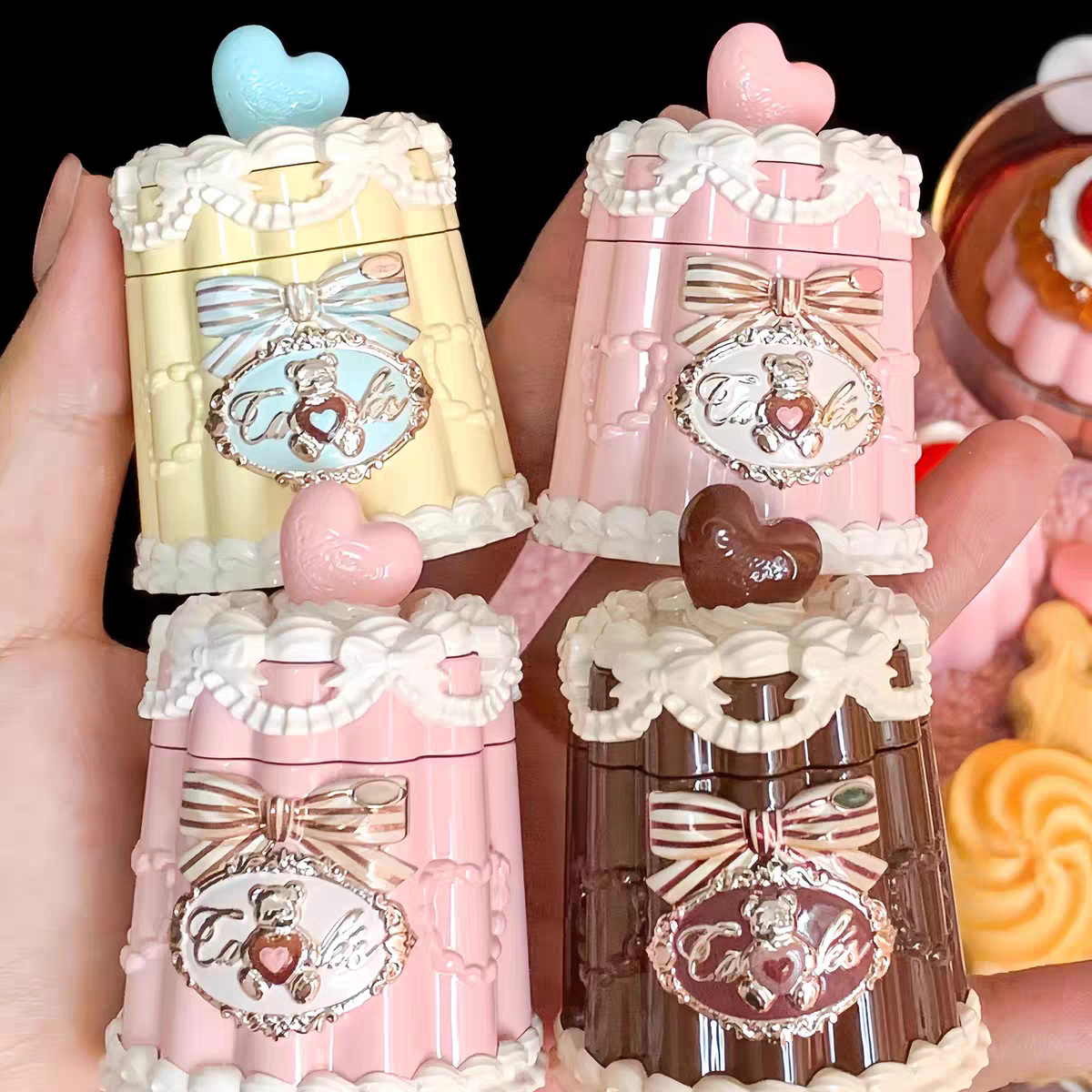 Flower knows sweetheart Bear series film -forming lip jelly