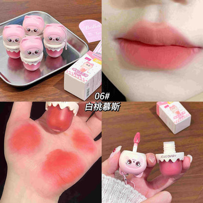 JOJO DAIRY Cat ice cream matte lip mud