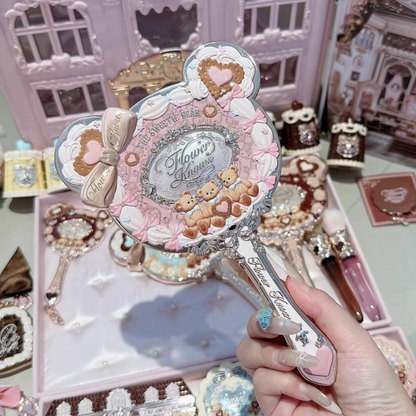 Flower knows sweetheart Bear series hand mirror