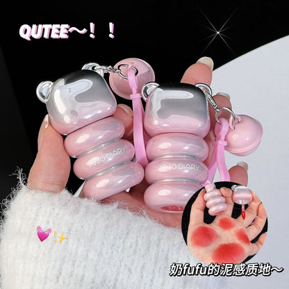 JOJO DAIRY pink bear velvet matte lip mud