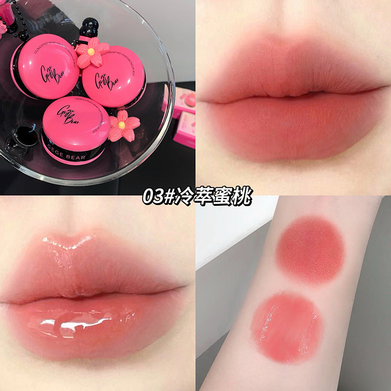Gege bear Doul-Effect velvet matte lip mud