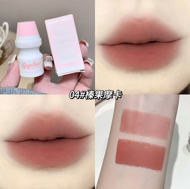 Gege bear milky velvet lip mud