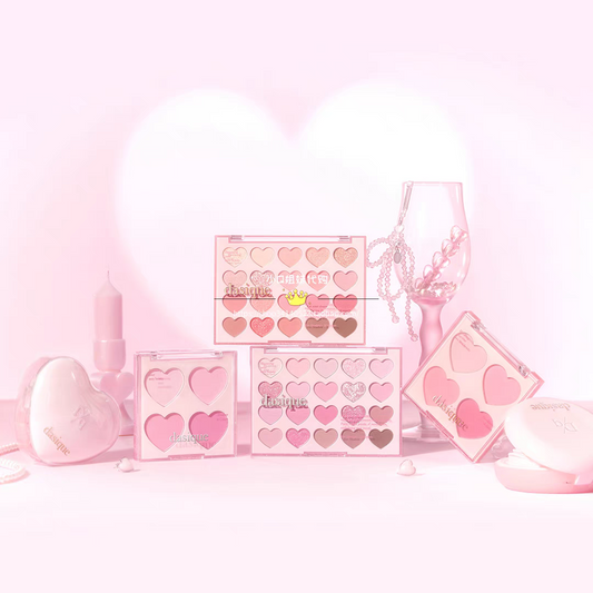 Dasique Sweetheart series 20 colour eyeshadow palette and blush