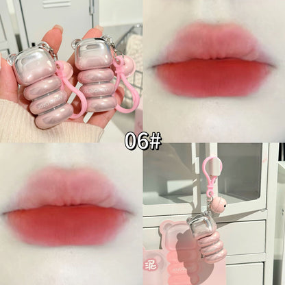 JOJO DAIRY pink bear velvet matte lip mud