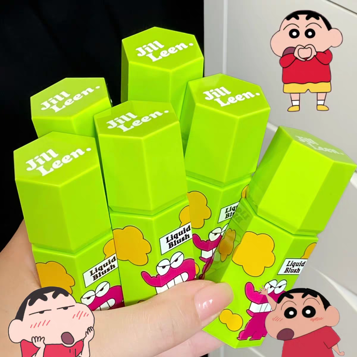 JILLLEEN Carryon Shin-Chan Collaboration liquid blush