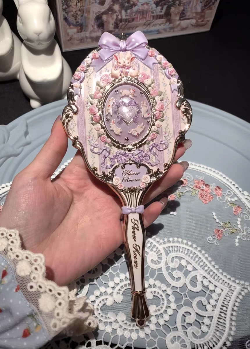 Flower knows bunny gardan mirror