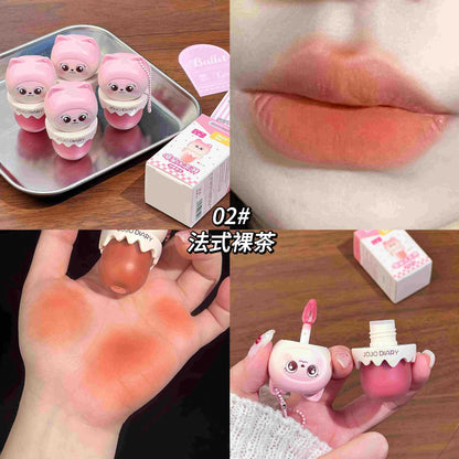 JOJO DAIRY Cat ice cream matte lip mud