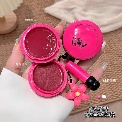 Gege bear Doul-Effect velvet matte lip mud