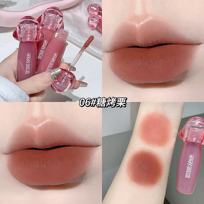 Gege bear milk cream velvet matte lip mud