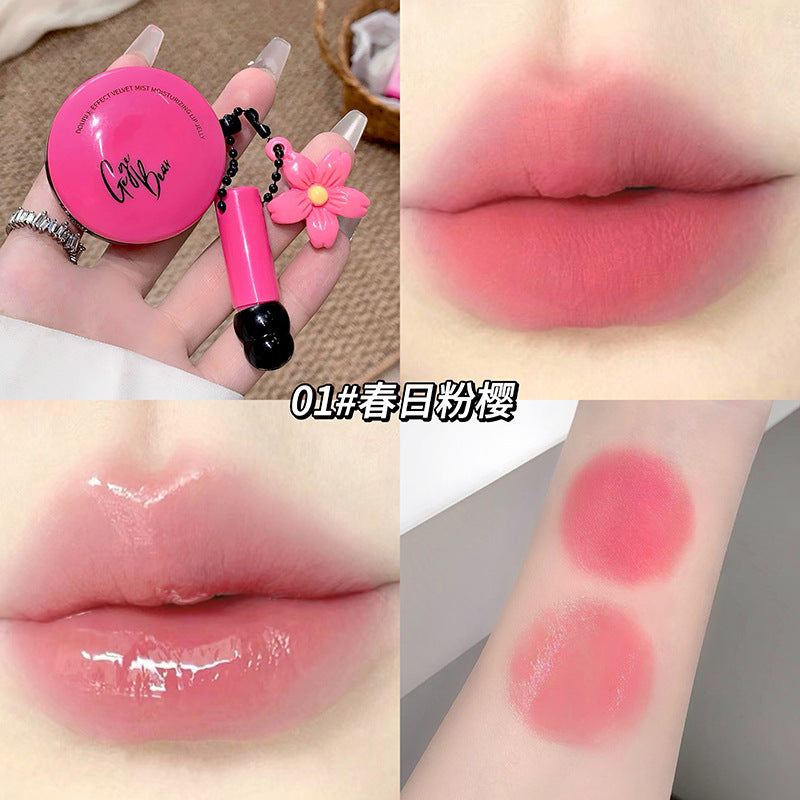 Gege bear Doul-Effect velvet matte lip mud