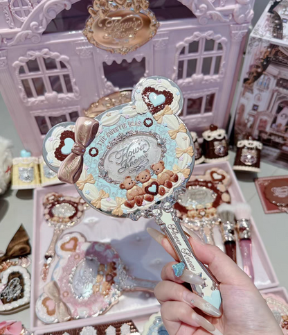 Flower knows sweetheart Bear series hand mirror