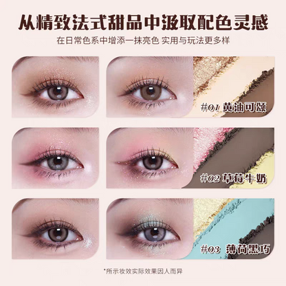 Flower knows sweetheart Bear series 6 color eyeshadow palette